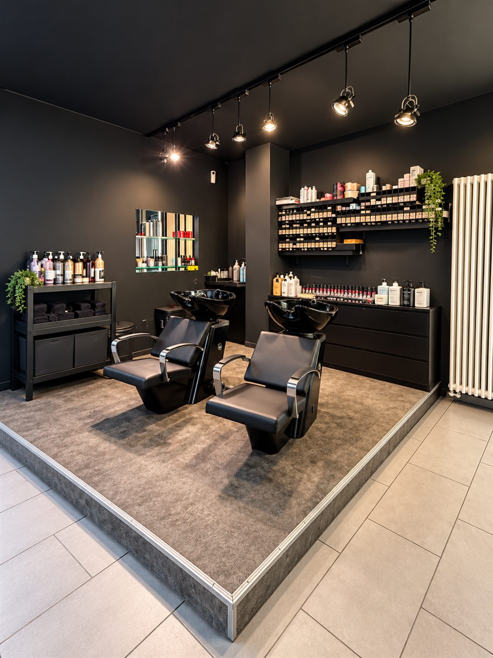 Waschplätze im Salon NEXT Hairstyling in Düren