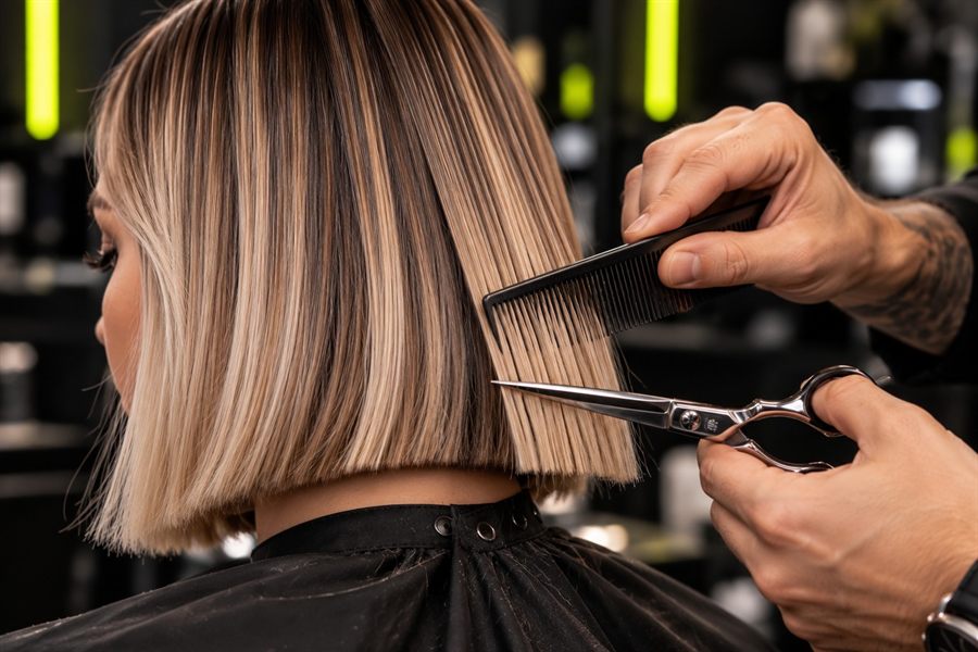 Haarschnitt Damen bei NEXT Hairstyling Düren